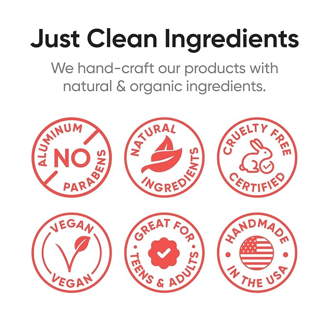 PRETTY FRANK Aluminum-Free Deodorant Stick, Vanilla Peppermint (1-Pack) | All-Day Odor Control for Men & Women | Skin-Soothing Formula with Organic Ingredients & Essential Oils