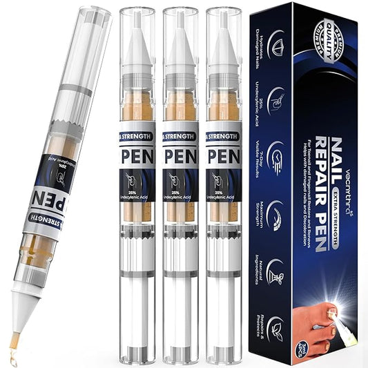 iKeener Toe Nail Fungus Treatment Pen - 25% Undecylenic Acid, Tea Tree Oil Extra Strength for Toenails and Fingernails, 0.4 Fl Oz (Pack of 4)