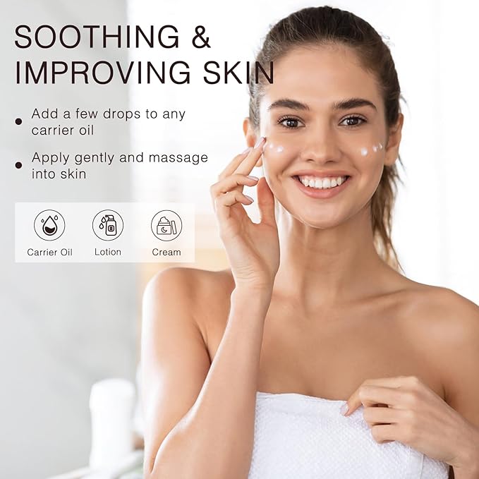 Rosemary Essential Oil 100ML, 100% Pure Rosemary Oil for Hair Growth, Premium Grade Aromatherapy Oils for Skin Care, Body Massage, Diffuser, Soap and Candle Making