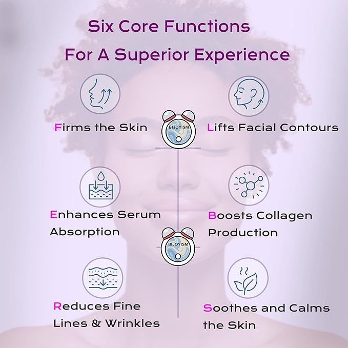 Red Light Massager for Face & Neck - Dual Light Multifunctional Anti-Wrinkle Face Lift Device - Facial Device for Skincare