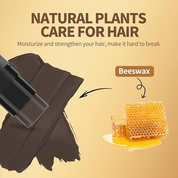 Gowwim Root Touch up Powder, Instantly Gray Hair Cover up Hairline Powder for Women & Men Waterproof and Sweatproof Root Cover Up Long-Lasting for Thinning & Loss Hair (Dark Brown4, 7.5g)