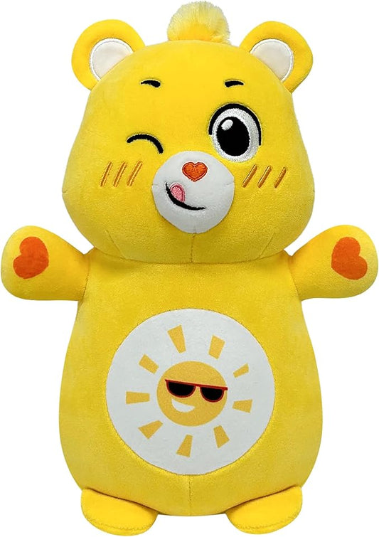 Squishmallows Original Care Bears 10in Funshine Bear HugMees – Ultrasoft Official Jazwares Plush (Medium-Sized)