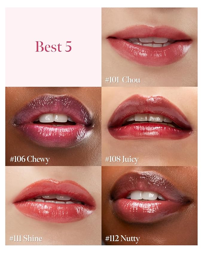 CORLAHAZE Glow Lock Jelly Tint 113 Peony 4g, Hydrating Jelly Glow Lip Stain, Glass-Like Shine Lip Gloss, Long-Lasting Color, Moisturizing Lip Enhancer, Collectible Lock-Shaped Design, Korean Makeup