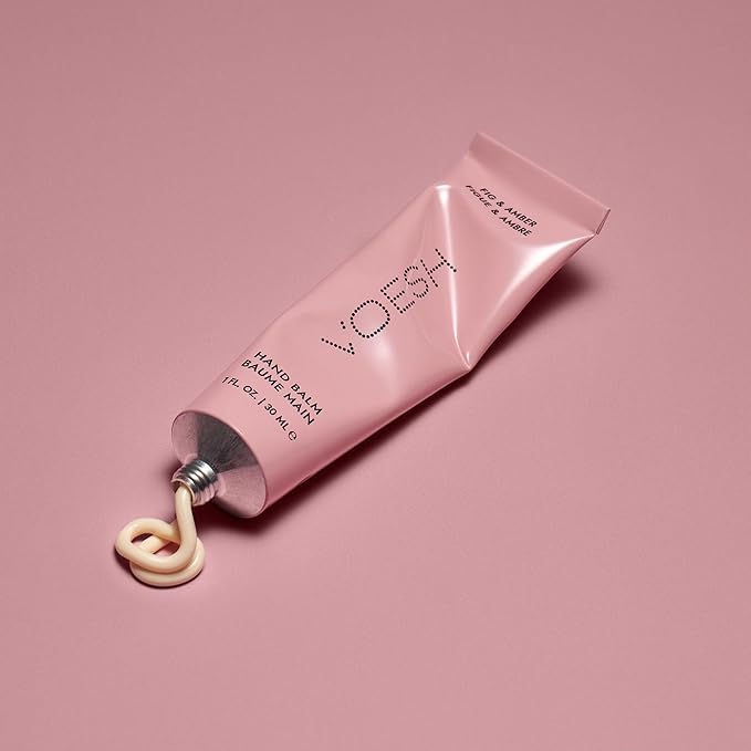 VOESH Vegan Hand Balm Fig & Amber 1 oz – K-Beauty Korean Skincare Hand Cream for Dry Hands – Non-Greasy Fast-Absorbing Moisturizer with Turmeric Mango Butter and Squalane – Travel Size