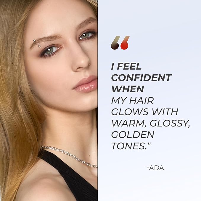 XMONDO Color Golden Blonde Color Depositing Mask & Semi-Permanent Hair Dye Super Gloss Infused with Bond Boosters for Nourishment, Revitalize & Repair, Vegan Formula, 8 Fl Oz