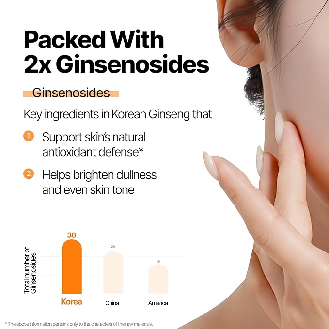 Ginseng Exosome First Essence | 5% Ginseng Extract Targets Wrinkle & Dullness, Hydrating, Barrier Supporting, Nourishing, Dark Spot Remover for Face, Korean Anti-Aging Serum (100ml / 3.38 fl. oz.)