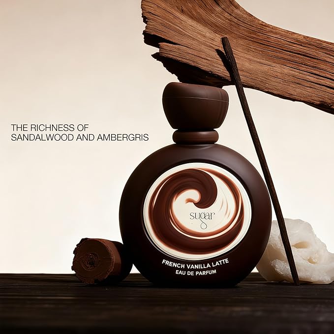 Arabian Inspired French Vanilla Latte Eau de Parfum for Women - 100ml Long-Lasting Original Cologne, Gourmand & White Floral Fragrances for Women