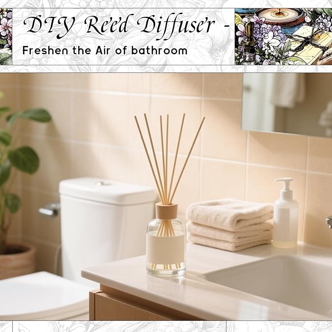 HIQILI Lilac Fragrance Oil for DIY Perfume, Candle & Soap Making, Soft Floral Scents for Essential Oils Diffuser - 5.07 Fl Oz