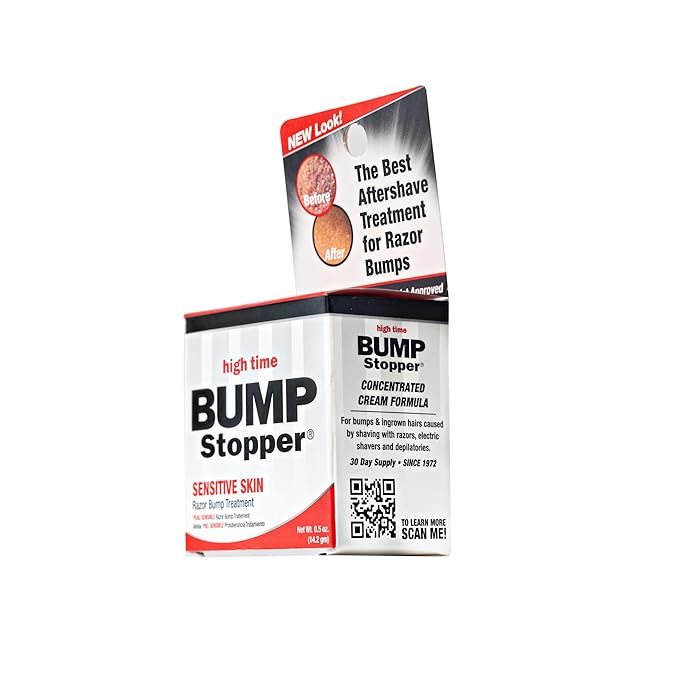 High Time Bump Stopper Sensitive Skin 0.5 Ounce Treatment (14ml) (6 Pack)