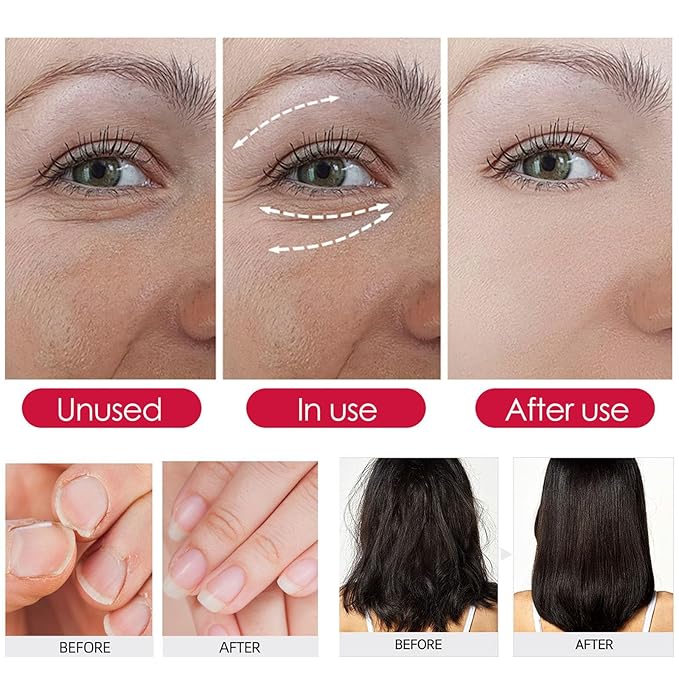 Organic Pomegranate Seed Oil, Pure & Natural Cold Pressed Pomegranate Seed Oil for Face, Body, Skin, Moisturizing Skin, Anti-Aging, Reduce Fine Line, Improve Skin Elasticity and Tighten Skin