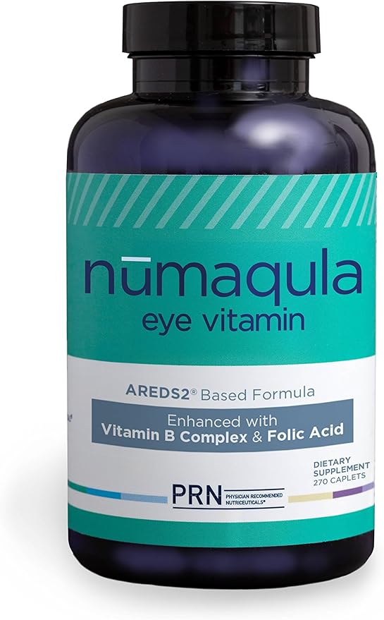 nūmaqula Eye Vitamins - 270 Capsules, 90-Day Supply - AREDS2-Based Eye Vitamins with Lutein, Zeaxanthin, Vitamin B Complex & Vitamin E for Advanced Macular Support