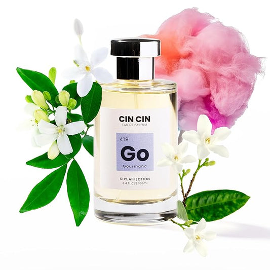 Cin Cin Shy Affection - Gourmand 419 EDP 100ml Inspired by Kilian Love, Don’t Be Shy - Long-Lasting Floral Marshmallow Perfume for Men and Women - Paraben-Free and Concentrated Fragrance
