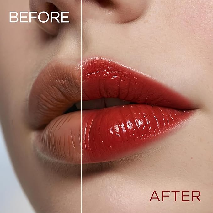 Absolute New York Dewy Water Lip and Cheek Tint, Glassy Tinted Lip Oil, with Vitamin E, Squalane and Jojoba Seed Oil (MLTN07 Berry Chocolate)