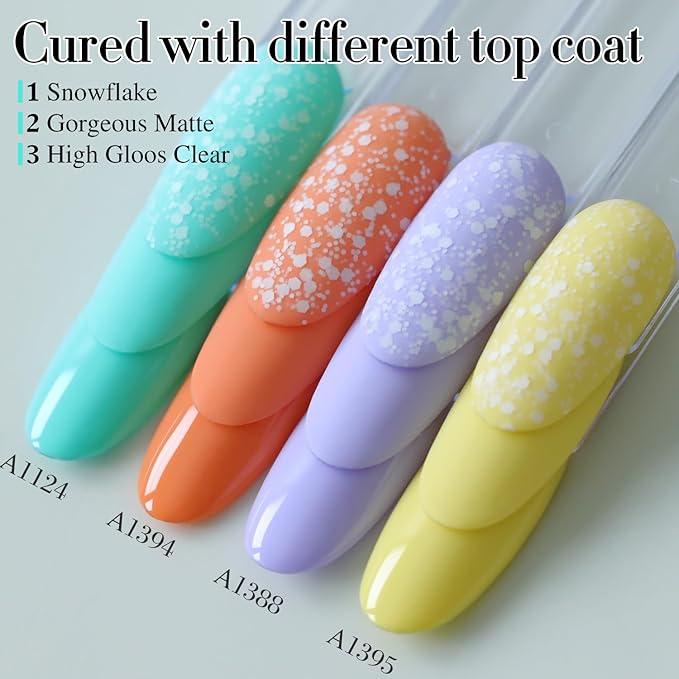 Double Rhythm 15ML Gel Nail Polish Pure Sheer Same Color Same Bottle Soak Off Gel Polish Art Manicure Salon DIY at Home for Women (Sea Blue-A1124)