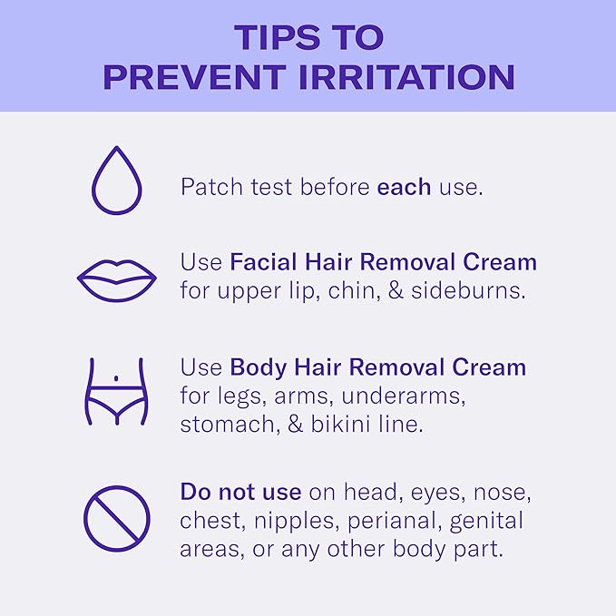 Flamingo Women's Facial Hair Removal Cream with Calming Serum - (2 Pack) 1.35 fl oz - Removes Hair from Chin, Upper Lip, and Sideburns