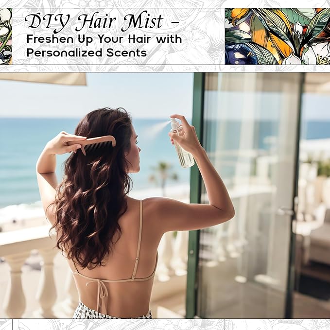 HIQILI Tide Drift Fragrance Oil, Ocean & Jasmine Scents, Making Candle, Room Spray, Essential Oil Diffuser, DIY Body Butter & Hair Perfume - 1 Fl Oz