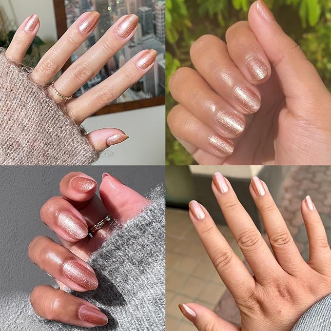 Olive & June Quick Dry Nail Polish | Instant, Fast-Drying, Smudgeproof Color | 15-free, Vegan Cruelty-Free Formula | Lasts up to 5 Days | Salon-Quality Manicure Pedicure at Home | Penny | Shiny Copper