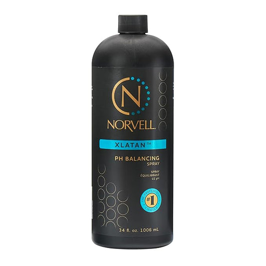 Norvell Pre Spray Tan XLATAN pH Balancing Spray 34 fl.oz. – Professional Sunless Tanning Skin Prep Formula for Even, Natural Looking Color, Improves Spray Tan Absorption & Longevity