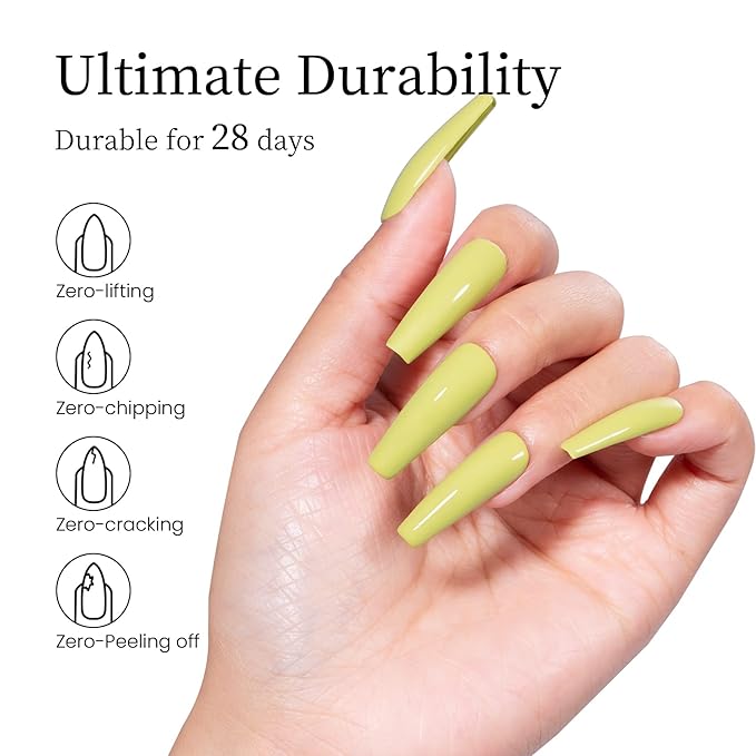 MAYCHAO 15ML Green Gel Nail Polish 1Pc Kiwi Green Gel Polish Soak Off UV LED Nail Polish Nail Art Starter Manicure Salon DIY at Home, 0.5 OZ