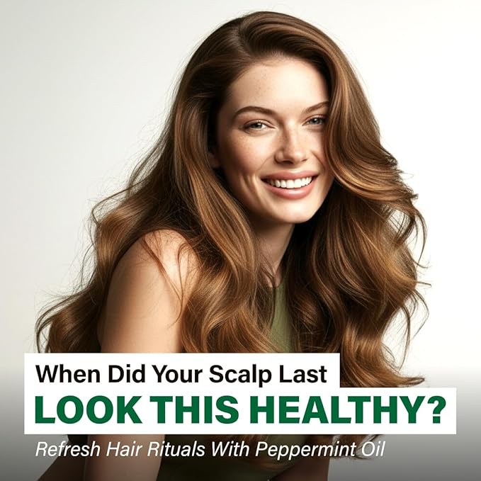 KUKKA Peppermint Essential Oils - 4 Fl Oz - for Hair, Skin, Diffuser, Aromatherapy & DIY Soap Making Scent