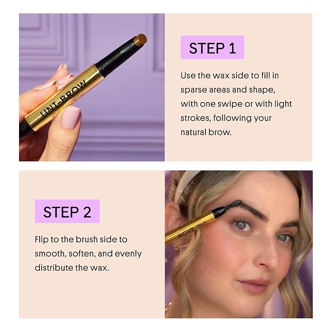 Winky Lux Uni Brow Polishing Wax – Nourishing Brow Wax with Sunflower Seed Oil, Vitamin E & Green Tea Extract for Healthy, Fuller, Tamed Eyebrows, Conditions & Sets Brows for a Polished, Natural Look