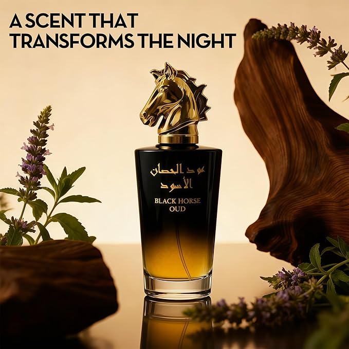 BLACK Horse Long-Lasting Cologne for Men | Fresh Citrus & Woody Scent | Eau de Toilette 100ml Spray | Day to Night Fragrance