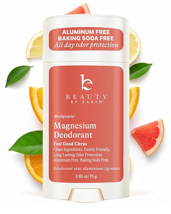 Aluminum Free Deodorant for Women & Men - USA Made with Natural & Organic Ingredients, Fresh Long-Lasting Odor Protection, Baking Soda Free, Non-Irritating Magnesium Deodorant, Sensitive Skin Safe