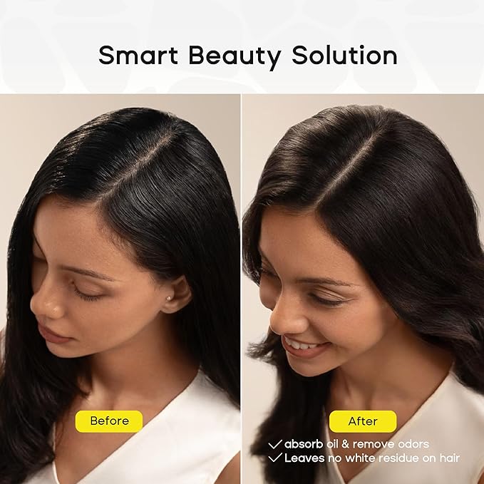 HALOVIDA Dry Shampoo for Women, Travel Size Dry Shampoo Spray for Dark Hair Leaves No White Residue, Absorb Oils, Volumizing & Refresh Hair for 72 Hours, 5.07 Fl Oz (Pack of 4)