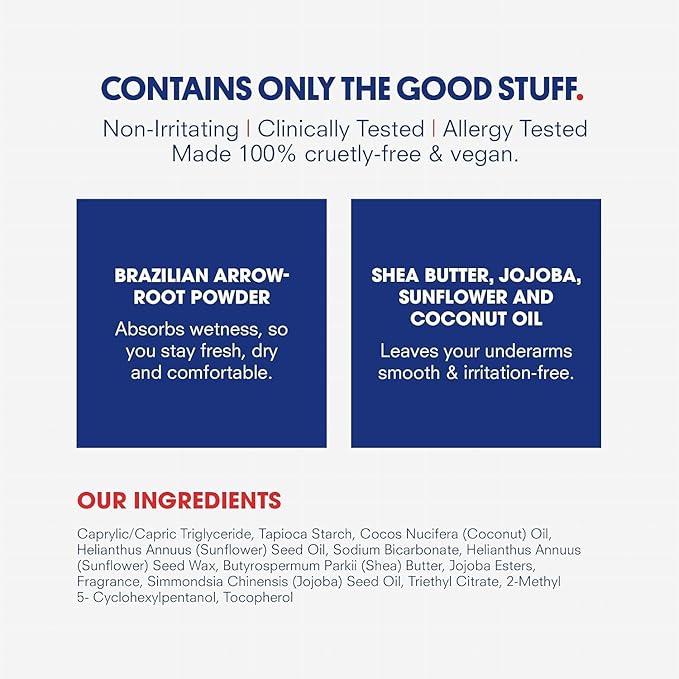 Huron Aluminum-Free Deodorant for Men - Clean & Woody Scent of Sandalwood & Amber - Neutralizes Odor for All-Day Protection - Non-Irritating - 3.2 Oz (2 Pack)