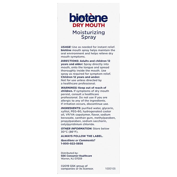 Biotene Dry Mouth Management Oral Rinse, Dry Mouth Spray and Moisturizing Gel - 1 Kit