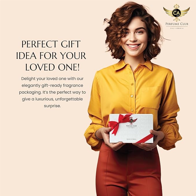 CA Perfume Amber Rouge Saffron For Women & Men Parfum Spray Bottle 3.4 Fl Oz/100ml-X1