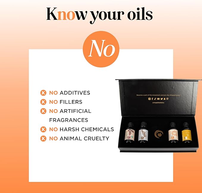 Fall Essential Oils Set for Diffuser - Extra Large 100% Pure Autumn Essential Oil Blends Gift Set with Pumpkin Spice Cedarwood Vanilla Spice & Focus - Aromatherapy Gift for All Occasions (4x30mL)