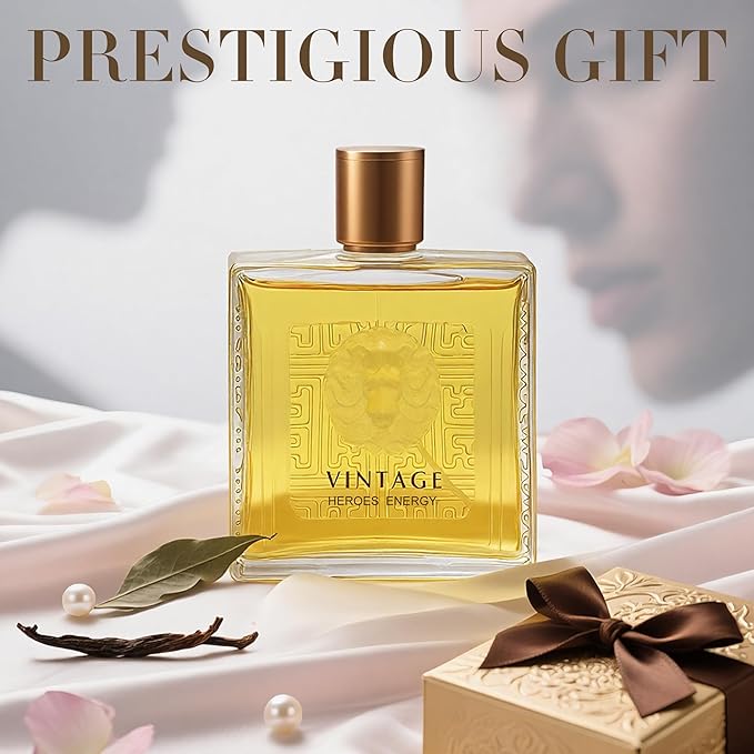 Vintage Heroes Energy - Cologne For Men - Long-Lasting Eau de Parfum with Natural Extraction - 100ml