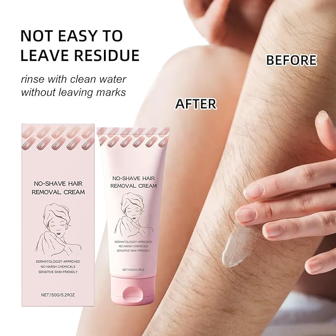 Bare Basics Hair Removal Cream,No Shave Hair Remover for Women, Fast and Gentle, Moisturizes and Nurtures Skin, Leaves Skin Smooth & Soft, 5.29 oz (1 PC)