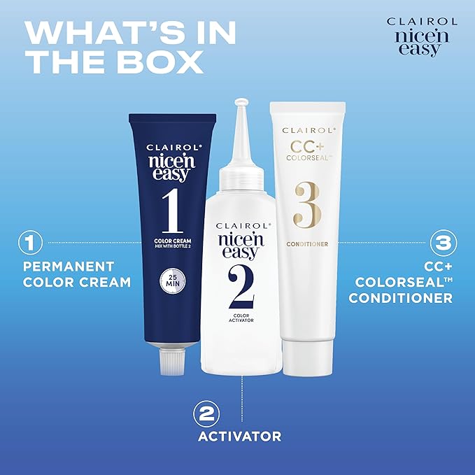 Clairol Nice'n Easy Permanent Hair Dye, 10PB Extra Light Pale Blonde Hair Color, Pack of 1