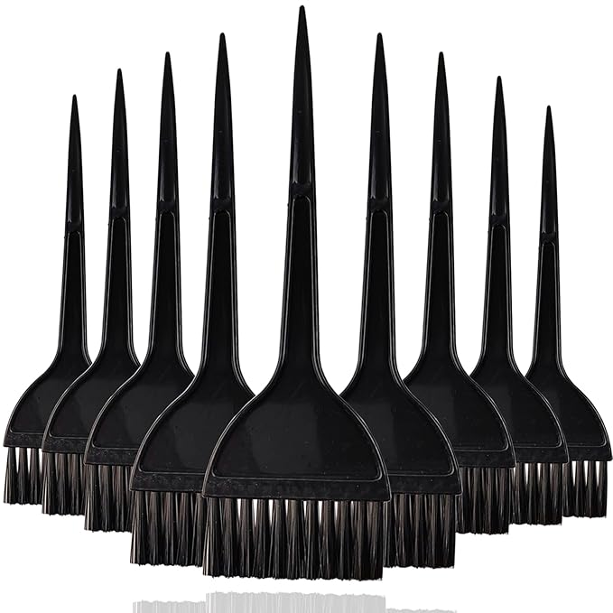 14PCS 2.5x8inch Hair Dye Brushes, Color Tint Applicator, Hair Coloring Dying Brush Kit for Solon Black