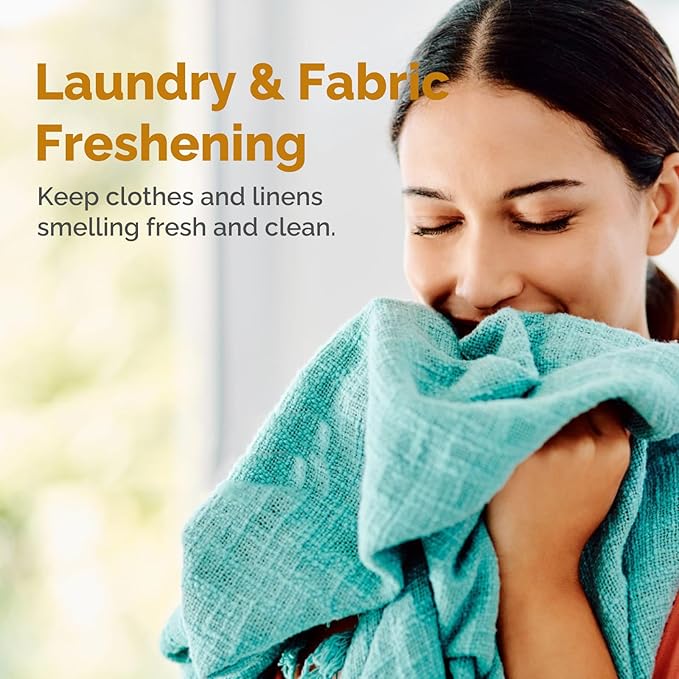 Linen Whisper Fragrance Oil 2 Oz, Natural Scent Oil for Home Essential Oils Diffuser, Candle Making, Soap Making, DIY Body Oils, Perfume, Body Mist, Spray - Fresh Linen Scent