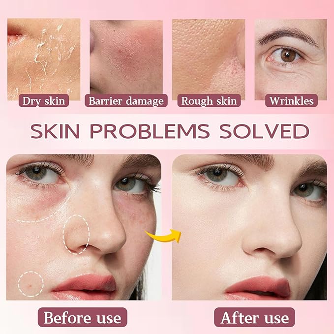 Sakura Skincare Set for Women Teen Girl Gifts - Skin Care Set Travel Size - Skincare for Girls 10-12 Hydrating - Birthday Gift Set face kit with Cleanser,Serum,Cream,Toner Up Cream,Eye & Lip Mask,8PCS