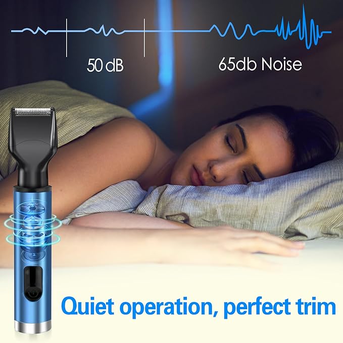 Nose Hair Trimmer for Men, Ear and Nose Hair Trimmer for Women,Sideburn,Eyebrows Hair Trimmer, Electric Facial Hair Remover with LED display, Rechargeable, Waterproof for Home, Travel Business