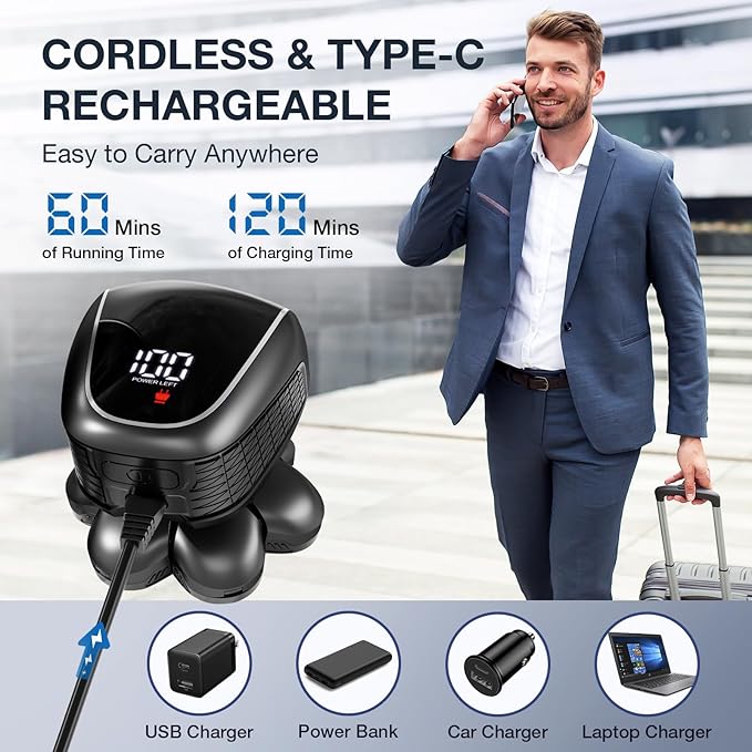 Head Shavers for Bald Men: 5-in-1 Electric Razor Black