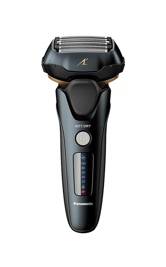 Panasonic ARC5 Electric Razor for Men with Pop-Up Trimmer, Wet/Dry 5-Blade Shaver, Men's Electric Razors for Shaving Face with Intelligent Shave Sensor and 16D Pivoting Head, ES-LV67-K (Black)
