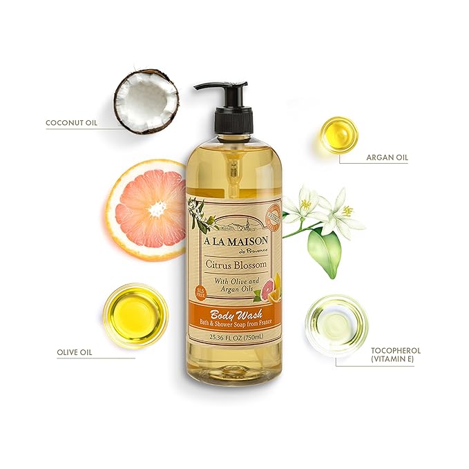 A LA MAISON Body Wash, Citrus Blossom, 25.36 Fluid Ounce