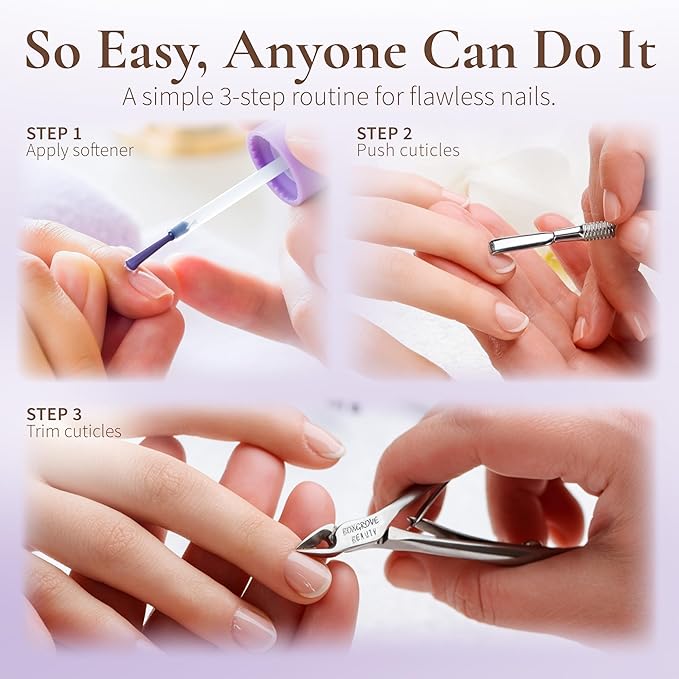 Professional Cuticle Cutter Trimmer Manicure Tools with Double Spring– Perfect Nail Care Tool for Manicure & Pedicure Beauty at Home/Spa/Saloon