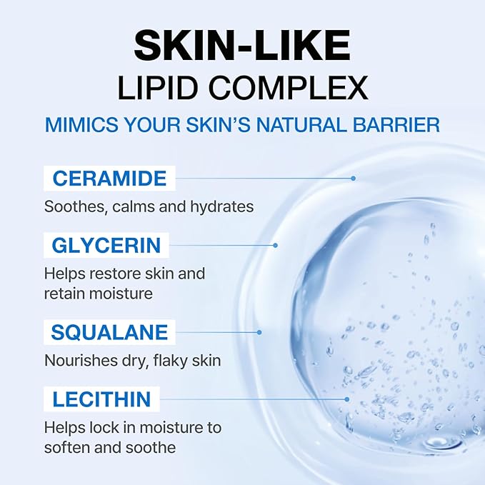 Physiogel DMT Face & Body Lotion – 72-Hr Hydration for Dry & Sensitive Skin, Skin Barrier Repair with Ceramide, Fragrance-Free, Non-Comedogenic, Dermatologist-Tested, Korean Skincare (13.5 fl oz)