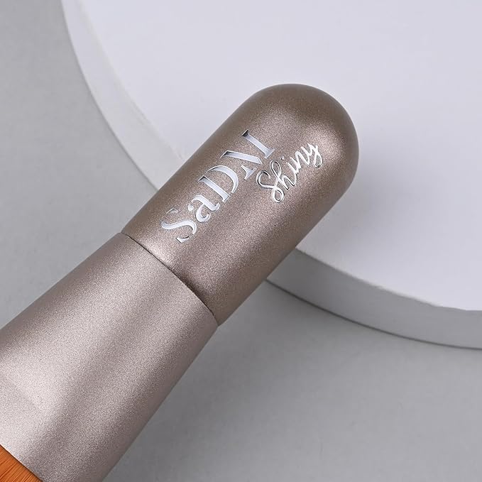 Kabuki Makeup Brush - Angled Blender Brush for Powder, Cream, Liquid Foundation, Sunscreen, Blush Blending & Bronzer - Professional Make Up Brush - Full Face Makeup Brush - Vegan & Cruelty Free