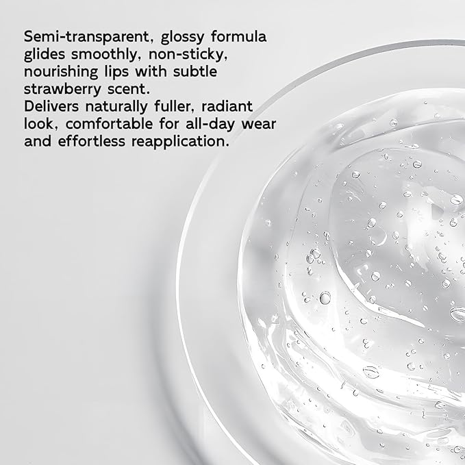 YouthVibe Hydrating Lip Primer & Plumper Gloss - 5% Volufiline™, Squalane, Shea Butter, Collagen, Peptide & PDRN - Moisturizing Lip Care for Smoother, Softer Lips