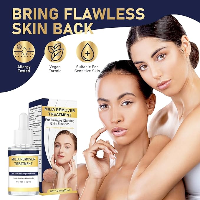 Milia Remover Serum for Eyes and Face,Milia Spot Removal with Salicylic Acid，Milia Acne Serum