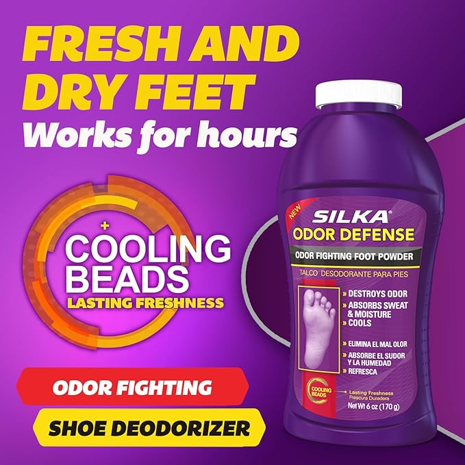 Silka Emergency Foot Care Kit, Max Strength Antifungal Liquid, Odor-Fighting Foot Powder, Antifungal Cream for Athletes Foot, Jock Itch, and Ringworm, Complete Solution for Healthy Feet