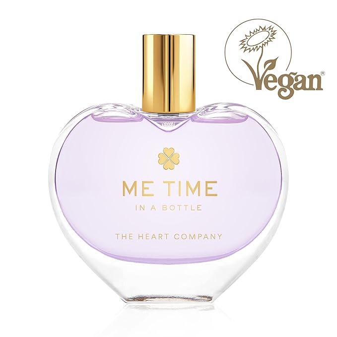THE HEART COMPANY ME TIME in a bottle | Lavender Perfume for women | Vegan Women's Eau de Parfum Fragrance Spray 75ml - 2.5 fl.oz.