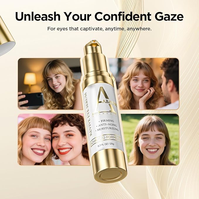 Hydrating Eye Serum for Dark Circles and Puffiness – Caffeine, Retinol, Niacinamide, Peptides – Anti-Wrinkle, Firming, Smooths Fine Lines – Under Eye Treatment – 0.7 fl. oz